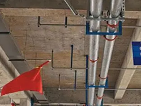 路南管廊支架的安装方法